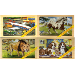 12 Piece Puzzle Case with 4 Wood Puzzles per Case 12 Piece Puzzle Case with 4 Wood Puzzles per Case